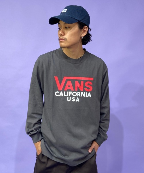 VANS(バンズ)の「【ムラサキスポーツ別注】VANS/バンズ ルーズシルエット プリントロンT 122R1020523(Tシャツ/カットソー・メンズ・ホワイト/ブラック/ベージュ/グレー・M/L/XL/XXL)」の11枚目の写真