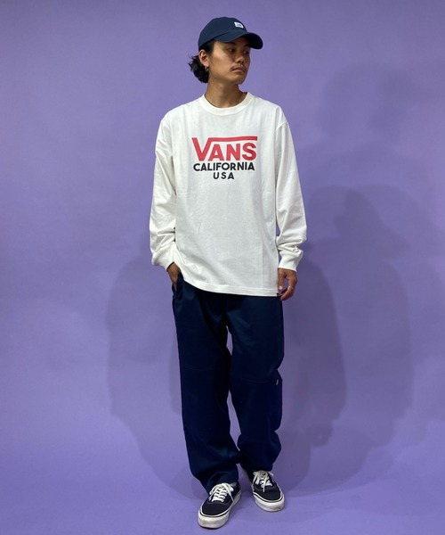 VANS(バンズ)の「【ムラサキスポーツ別注】VANS/バンズ ルーズシルエット プリントロンT 122R1020523(Tシャツ/カットソー・メンズ・ホワイト/ブラック/ベージュ/グレー・M/L/XL/XXL)」の16枚目の写真