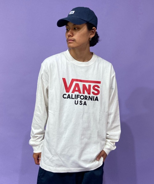VANS(バンズ)の「【ムラサキスポーツ別注】VANS/バンズ ルーズシルエット プリントロンT 122R1020523(Tシャツ/カットソー・メンズ・ホワイト/ブラック/ベージュ/グレー・M/L/XL/XXL)」の22枚目の写真