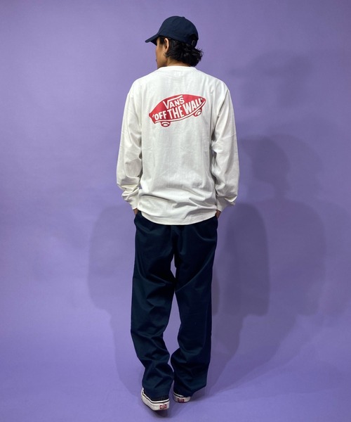 VANS(バンズ)の「【ムラサキスポーツ別注】VANS/バンズ ルーズシルエット プリントロンT 122R1020523(Tシャツ/カットソー・メンズ・ホワイト/ブラック/ベージュ/グレー・M/L/XL/XXL)」の13枚目の写真