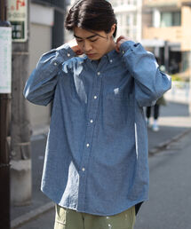 BEAMS | BEAMS / ワーク イージー ボタンダウン シャツ(シャツ/ブラウス)