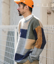 URBAN RESEARCH Sonny Label | モヘアライクブロックプルオーバー(ニット/セーター)