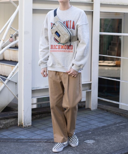 WEGO（ウィゴー）の「WEGO/ラウンドショルダーバッグ（ショルダーバッグ・メンズ・ベージュ/ブラック・FREE）」の16枚目の写真