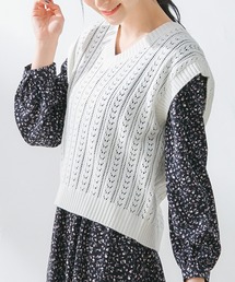 Honeys | 透かし編ベスト(ベスト)