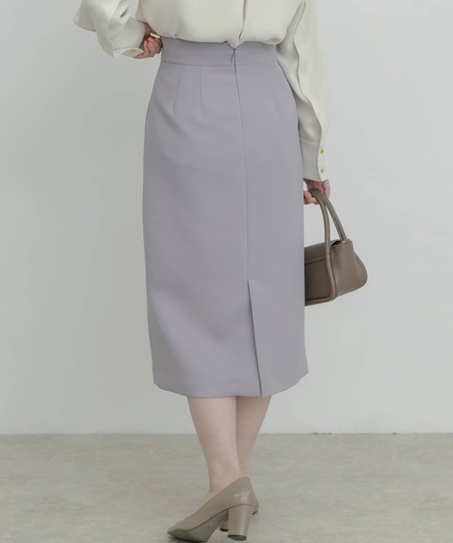 URBAN RESEARCH ROSSO WOMEN（アーバンリサーチ　ロッソ）の「フロントデザインタイトスカート（スカート・レディース・ライトベージュ/パープル系その他/ブラック・36/38）」の9枚目の写真