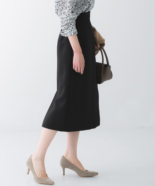 URBAN RESEARCH ROSSO WOMEN（アーバンリサーチ　ロッソ）の「フロントデザインタイトスカート（スカート・レディース・ライトベージュ/パープル系その他/ブラック・36/38）」の20枚目の写真