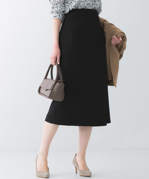 URBAN RESEARCH ROSSO WOMEN（アーバンリサーチ　ロッソ）の「フロントデザインタイトスカート（スカート・レディース・ライトベージュ/パープル系その他/ブラック・36/38）」の21枚目の写真