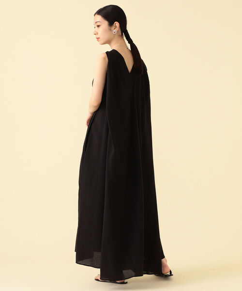 AK+1 / 2WAY マントワンピース BLACK / サイズ 38 Demi-Luxe BEAMS（デミルクス ビームス）の「AK＋1 / 2WAY マント