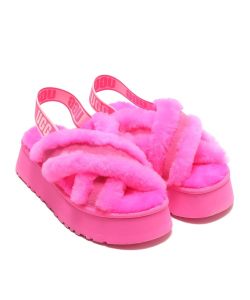 UGG ピンク ビーチサンダル 24.0cm UGG Kids Lennon スリングバック