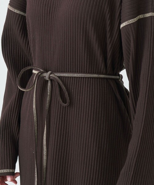 Firsthand(ファーストハンド)の「Baserange/ベースレンジ SHAW KAFTAN / ラップディティールカットワンピース(ワンピース・レディース・ベージュ/ブラウン・X-SMALL)」の17枚目の写真