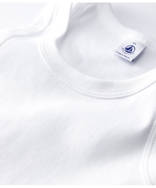 PETIT BATEAU（プチバトー）の「タンクトップ（タンクトップ・レディース・ホワイト・X-SMALL/XX-SMALL/MEDIUM/SMALL/LARGE）」の3枚目の写真