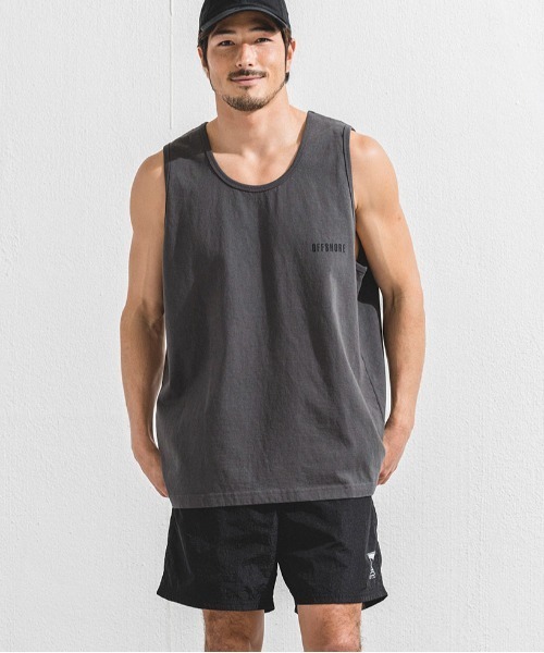 OFFSHORE(オフショア)の「DST SPORTSLOGO TANKTOP/デイスター スポーツロゴ タンクトップ(Tシャツ/カットソー・メンズ・ホワイト/チャコールグレー・M/L/XL/S)」の13枚目の写真
