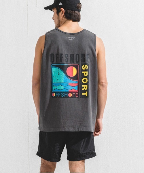 OFFSHORE(オフショア)の「DST SPORTSLOGO TANKTOP/デイスター スポーツロゴ タンクトップ(Tシャツ/カットソー・メンズ・ホワイト/チャコールグレー・M/L/XL/S)」の14枚目の写真
