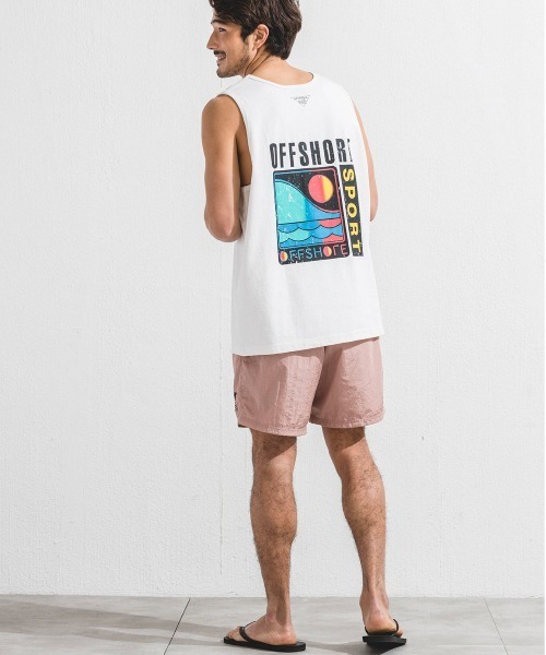 OFFSHORE(オフショア)の「DST SPORTSLOGO TANKTOP/デイスター スポーツロゴ タンクトップ(Tシャツ/カットソー・メンズ・ホワイト/チャコールグレー・M/L/XL/S)」の17枚目の写真