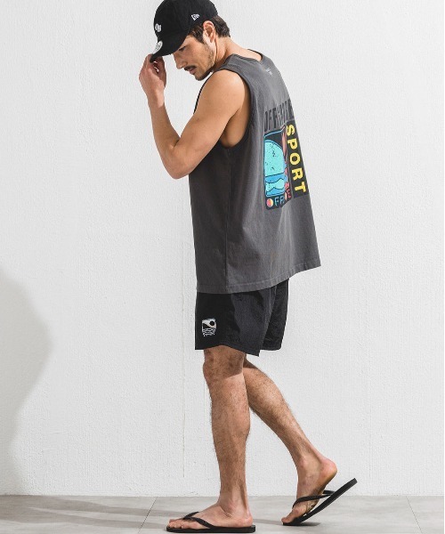 OFFSHORE(オフショア)の「DST SPORTSLOGO TANKTOP/デイスター スポーツロゴ タンクトップ(Tシャツ/カットソー・メンズ・ホワイト/チャコールグレー・M/L/XL/S)」の19枚目の写真