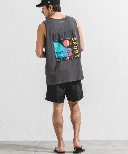 OFFSHORE(オフショア)の「DST SPORTSLOGO TANKTOP/デイスター スポーツロゴ タンクトップ(Tシャツ/カットソー・メンズ・ホワイト/チャコールグレー・M/L/XL/S)」の20枚目の写真