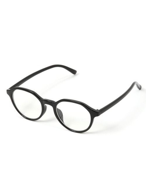 Me%（ミィパーセント）の「コーナーデザインメガネ（メガネ・レディース・その他/ブラック系その他・FREE）」の5枚目の写真