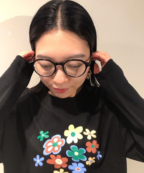 Me%（ミィパーセント）の「コーナーデザインメガネ（メガネ・レディース・その他/ブラック系その他・FREE）」の19枚目の写真