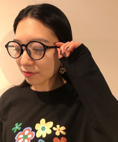 Me%（ミィパーセント）の「コーナーデザインメガネ（メガネ・レディース・その他/ブラック系その他・FREE）」の20枚目の写真