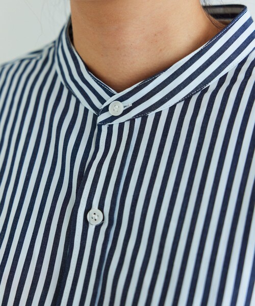 【限定展開】MACOBER × FREAK'S STORE/マコバー ストライプ シャツ チュニック/ブラウス(シャツ/ブラウス)|FREAK'S STORE(フリークスストア) 【限定展開】MACOBER × FREAK'S STORE/マコバー ストライプ シャツ チュニック/ブラウス(シャツ/ブラウス)|FREAK'S STORE(フリークスストア)