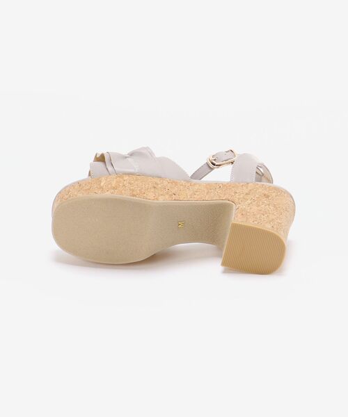 MAJESTIC LEGON（マジェスティックレゴン）の「フカフカフリルサンダル（サンダル・レディース・アイボリー/ライトグレー/グレイッシュベージュ/ブラック・LARGE/X-LARGE/SMALL/MEDIUM）」の18枚目の写真