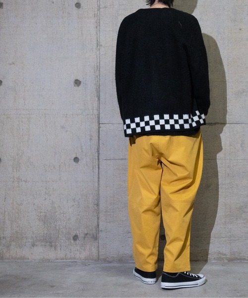 JOHN'S CLOSET(ジョンズクローゼット)の「【i】ツイル切り替えバルーンパンツ(その他パンツ・メンズ・オフホワイト/サックスブルー/ブラック/ベージュ/マスタード/グリーン/ワンウォッシュ/ブルー・MEDIUM/LARGE/X-LARGE)」の10枚目の写真