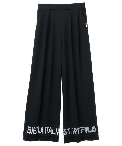 FILA（フィラ）の「＜FILA/フィラ＞メッシュ切替ワイドパンツ（その他パンツ・レディース・ブラック/ダークブルー・M/L/LL）」の9枚目の写真