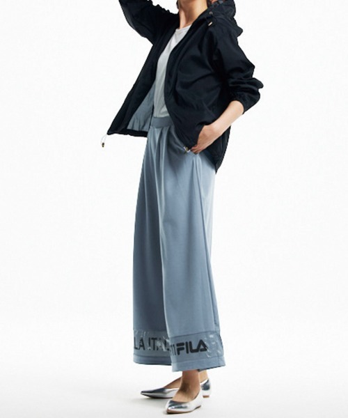 FILA（フィラ）の「＜FILA/フィラ＞メッシュ切替ワイドパンツ（その他パンツ・レディース・ブラック/ダークブルー・M/L/LL）」の8枚目の写真