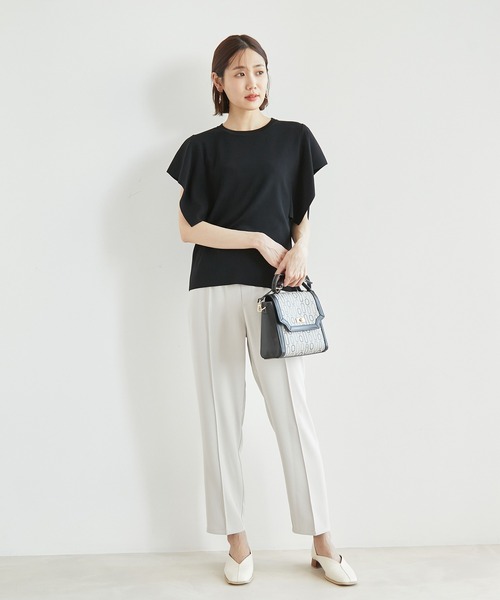 ROPE' PICNIC(ロペピクニック)の「Beauty knit/フレア袖ニットプルオーバー(ニット/セーター・レディース・ブラック/ライトグレー/カーキ/ボルドー・38)」の17枚目の写真