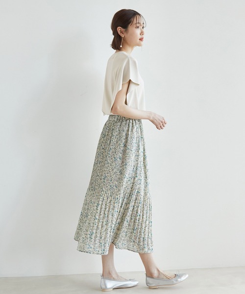 ROPE' PICNIC(ロペピクニック)の「Beauty knit/フレア袖ニットプルオーバー(ニット/セーター・レディース・ブラック/ライトグレー/カーキ/ボルドー・38)」の18枚目の写真