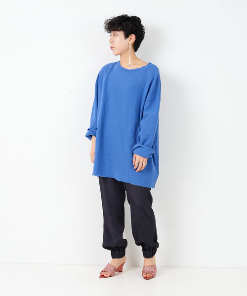 CITYSHOP（シティーショップ）の「DYED TAFFETA パンツ（その他パンツ・レディース・ブラック/ネイビー/グリーン・38/36）」の7枚目の写真