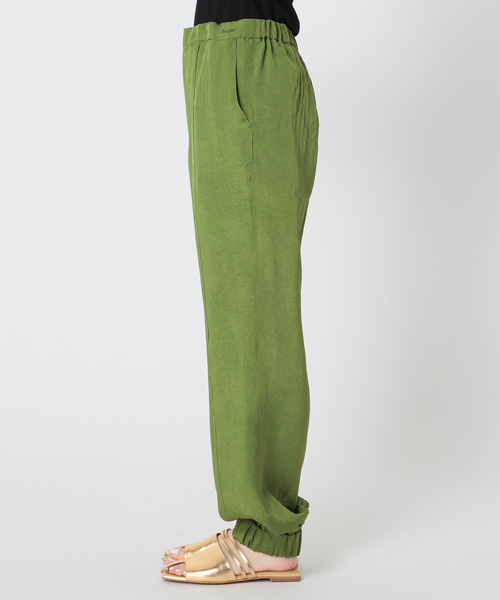 CITYSHOP（シティーショップ）の「DYED TAFFETA パンツ（その他パンツ・レディース・ブラック/ネイビー/グリーン・38/36）」の11枚目の写真
