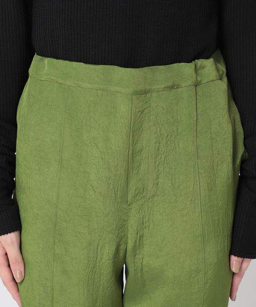 CITYSHOP（シティーショップ）の「DYED TAFFETA パンツ（その他パンツ・レディース・ブラック/ネイビー/グリーン・38/36）」の14枚目の写真