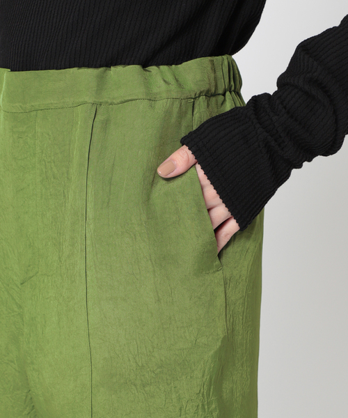 CITYSHOP（シティーショップ）の「DYED TAFFETA パンツ（その他パンツ・レディース・ブラック/ネイビー/グリーン・38/36）」の15枚目の写真