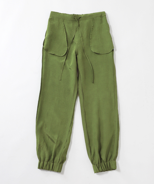 CITYSHOP（シティーショップ）の「DYED TAFFETA パンツ（その他パンツ・レディース・ブラック/ネイビー/グリーン・38/36）」の17枚目の写真