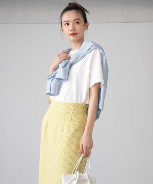 fifth（フィフス）の「【スタイリストレコメンド】ソフトシアーシャツ（シャツ/ブラウス・レディース・ベージュ/ブルー系その他7・M）」の18枚目の写真