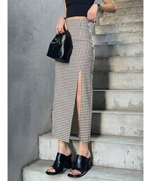 ストレートスリットロングスカート