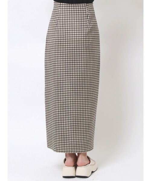 EMODA（エモダ）の「ストレートスリットロングスカート（スカート・レディース・ブラック/その他/アイボリー・SMALL/MEDIUM）」の5枚目の写真