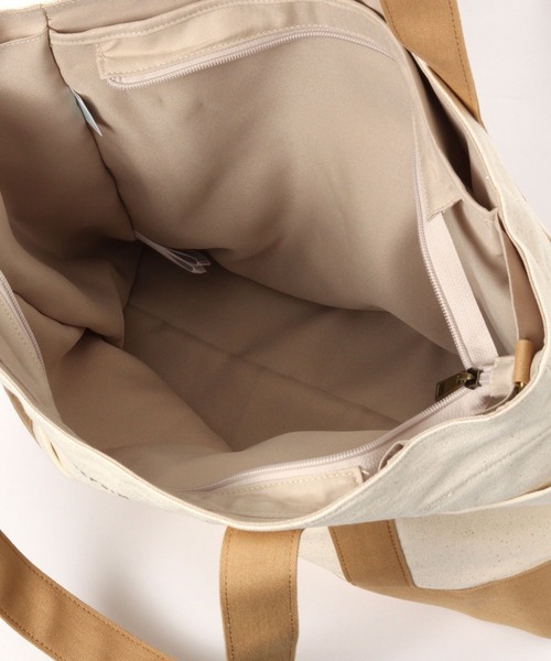 LEPSIM（レプシィム）の「【ママスタッフとつくった！】マタニティ／レプママキャンバス2WAYトートバッグ　266800（マザーズバッグ・レディース・ブルー系その他/ブラウン系その他/ベージュ/パープル・ONE SIZE）」の9枚目の写真