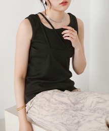 アシメデザインタンクトップ