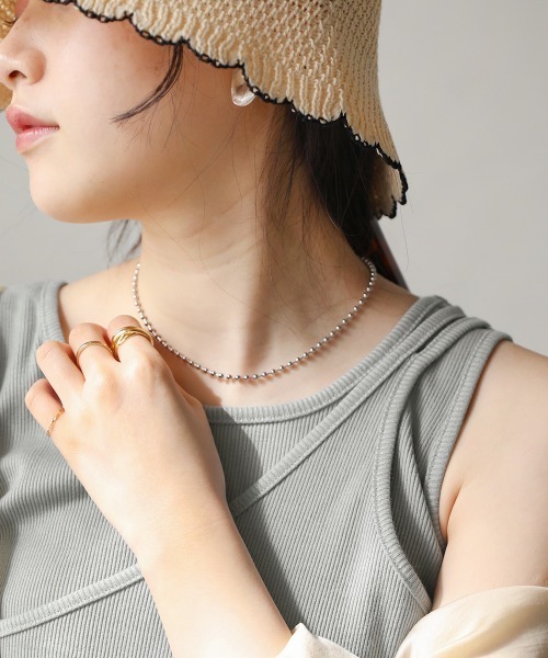 Bab（バブ）の「アシメデザインタンクトップ（タンクトップ・レディース・オレンジ/ブルー/ベージュ/ブラック・FREE）」の16枚目の写真