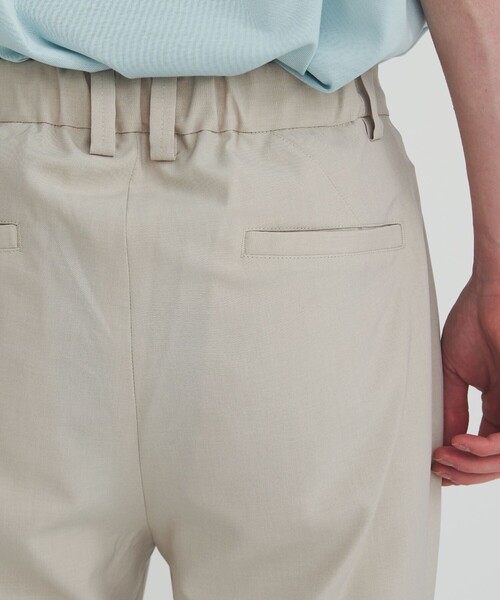 TAUPE(トープ)の「SWITCH CREASE FLARE SLACKS(スラックス・メンズ・ブラック/ライトベージュ・2)」の21枚目の写真