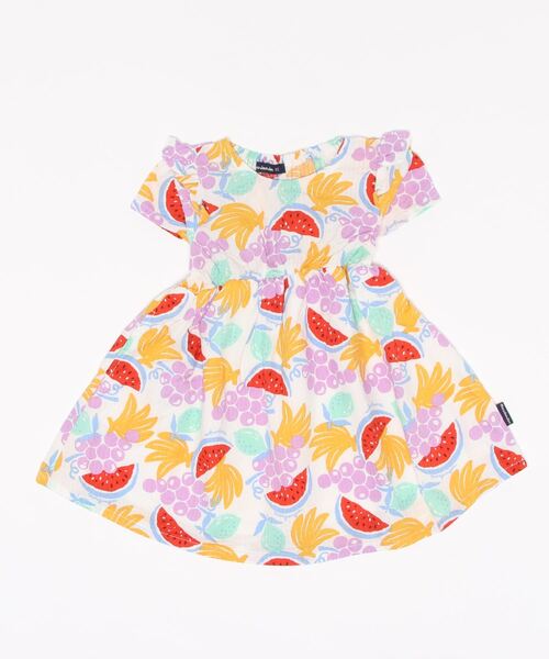 セール ワッフルフルーツ柄ワンピース ワンピース Moujonjon ムージョンジョン のファッション通販 Zozotown