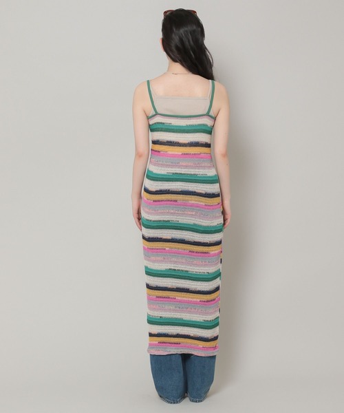 ALAND（エーランド）の「3.3Field Trip／ボーダーワンピース 2295120（ワンピース・レディース・グリーン/オレンジ・FREE）」の9枚目の写真