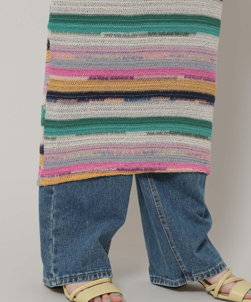 ALAND（エーランド）の「3.3Field Trip／ボーダーワンピース 2295120（ワンピース・レディース・グリーン/オレンジ・FREE）」の13枚目の写真