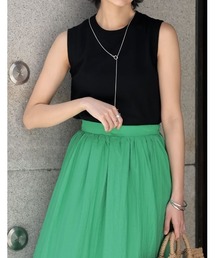 Re:EDIT | しっとりノースリーブニットトップス(ニット/セーター)