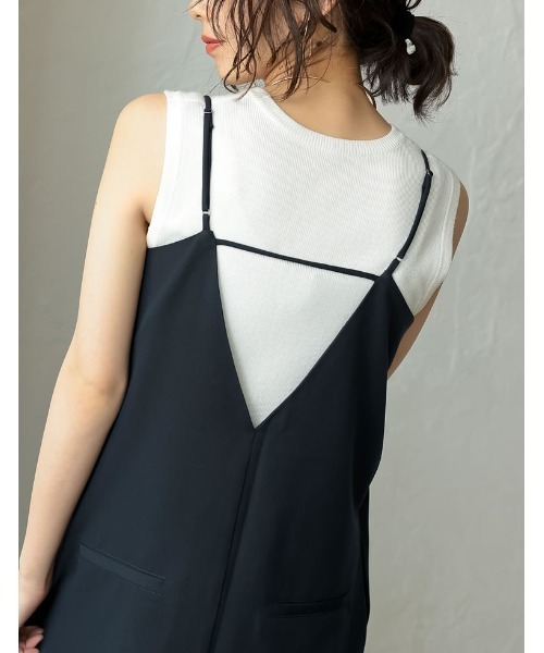 Re:EDIT（リエディ）の「ノースリーブサマーニットトップス（ニット/セーター・レディース・ピンク/ブルー/ブラック/グリーン/ホワイト/オレンジ/ベージュ/イエロー/ホワイト系その他/キャメル・MEDIUM/LARGE）」の16枚目の写真