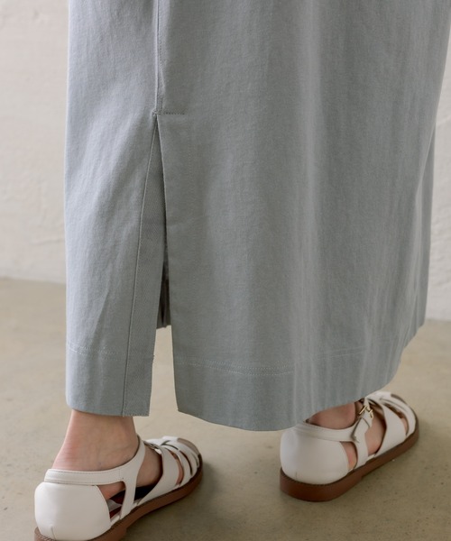 THEATRE PRODUCTS（シアタープロダクツ）の「【THEATRE PRODUCTS BORWN】ロゴプリントカットソーワンピース（ワンピース・レディース・ネイビー/グレー/グレイッシュベージュ・FREE）」の18枚目の写真