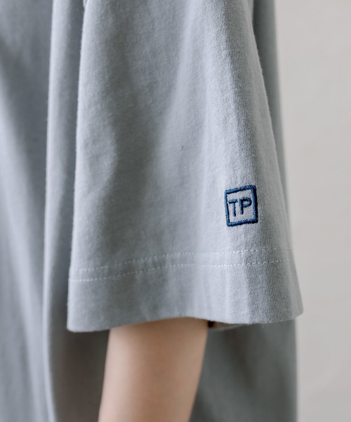 THEATRE PRODUCTS（シアタープロダクツ）の「【THEATRE PRODUCTS BORWN】ロゴプリントカットソーワンピース（ワンピース・レディース・ネイビー/グレー/グレイッシュベージュ・FREE）」の15枚目の写真