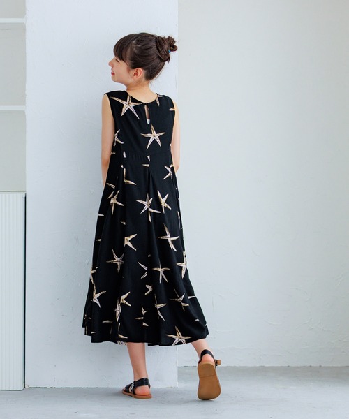 coca（coca）（コカ）の「キッズ 親子お揃いヒトデワンピース（ワンピース・キッズ・ブラック・110/130/120/100/140/150）」の7枚目の写真